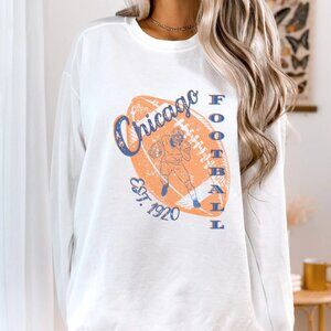 Vintage Chicago Bears Sweatshirt, Retro Chicago NFL Football Shirt For Men Women